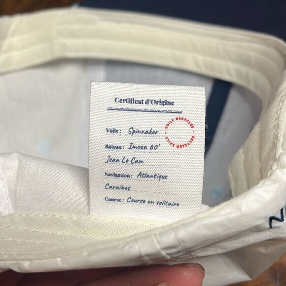 PONANT x 727 SAILBAGS Recycled Sail Baseball Style Hats - Picture 6 of 7